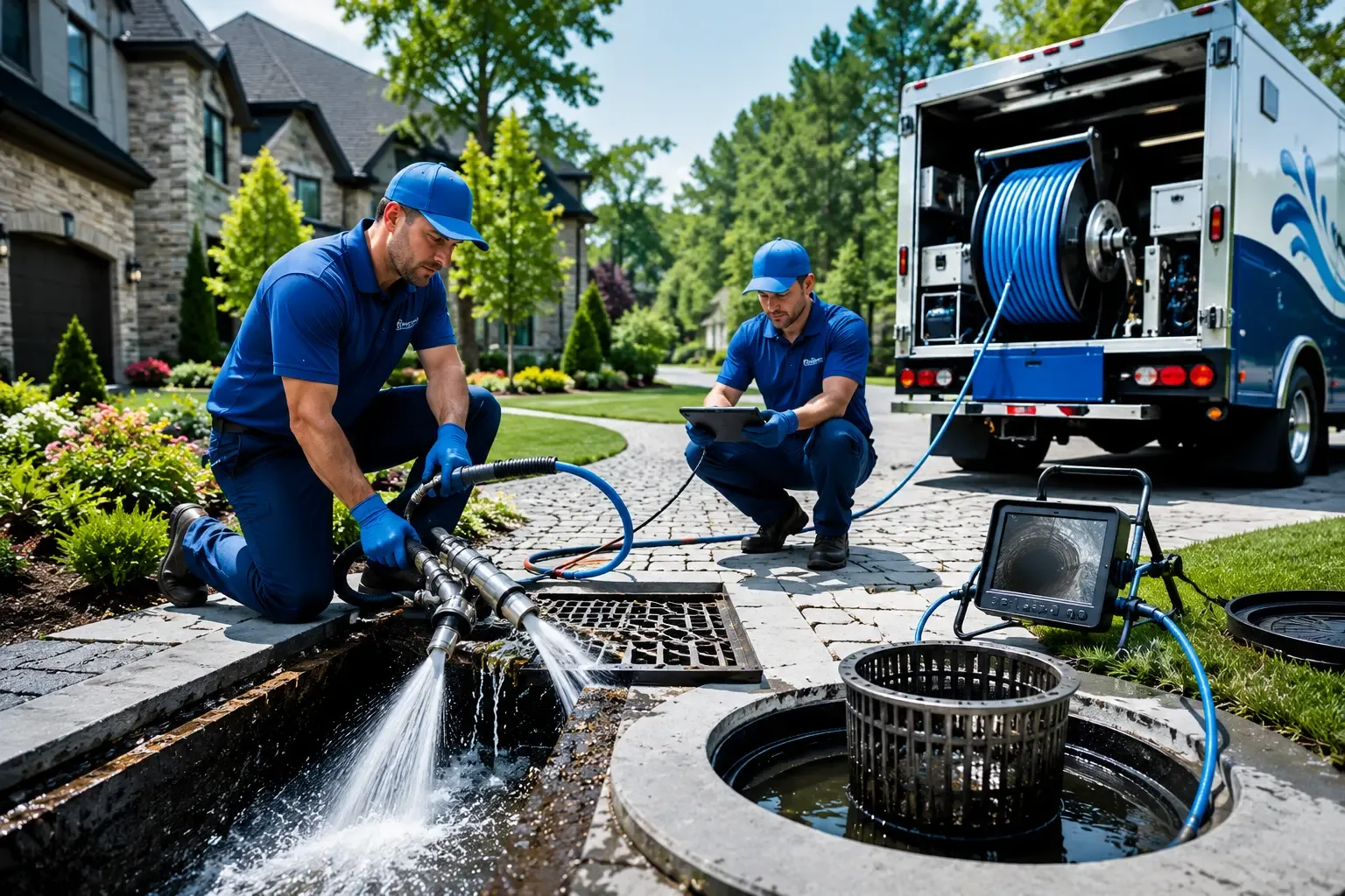 Local outdoor drain cleaning professionals in Franklin, MA